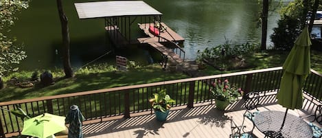 Outside Deck and Boat Slip