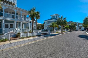 Just one house from beach walkover.  
