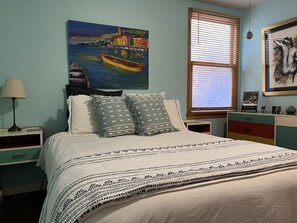 Main bedroom #1 Queen bed and dresser
