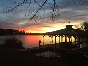 Dock at sunset