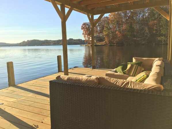 View from the dock