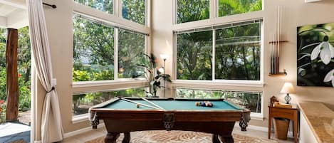 Full-size pool table