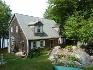 the house from the road -- charming, cottage style