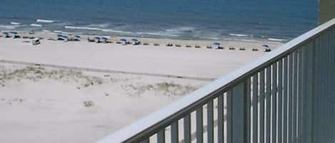 View of the Gulf of Mexico from the Balcony of the 2 Bedroom Condo