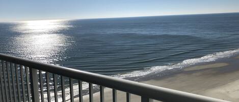 Ocean view from balcony