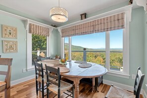 Enjoy breakfast over beautiful Mountain View.