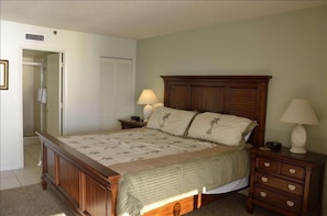 Master Bedroom with private bath and HDTV