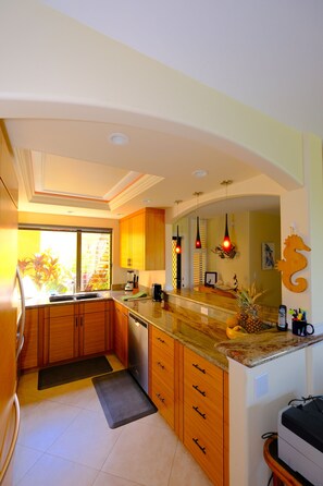 Kitchen into Foyer