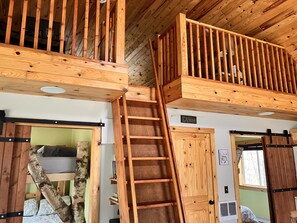 Stairs to the loft.