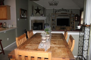 Dining Room Over looking back living room 