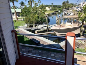 View of docks from back porch