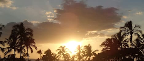 Another beautiful sunset taken from our pavilion at Ekahi