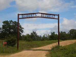 Grand front entrance