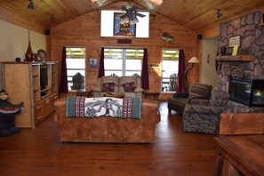 Living room view - deck access 