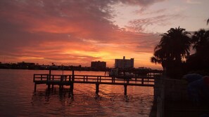 This is the sunRISE from the house. Sunsets are great too!