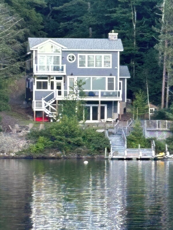 View of the house from the lake