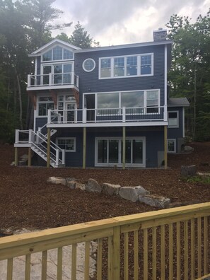 Back view of the house