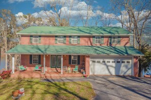 Front of home. Large lot with ample parking. 