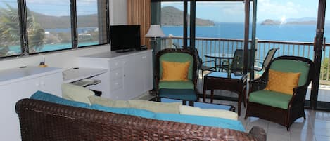 View of St John and BVI from most every room, including bedroom when you awaken!