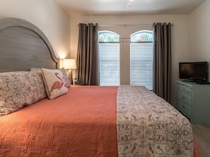 Front bedroom with king-sized bed