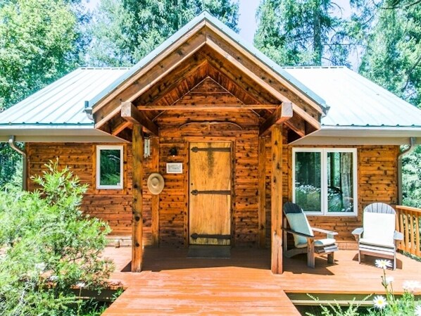 Romantic cottage in the woods
