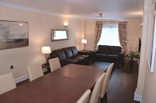 Living Room & Dining Area

