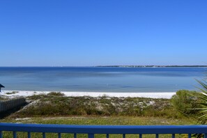 "Little Beach" view from main patio. Very easy to keep an eye on the kids.