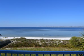 "Little Beach" view from main patio. Very easy to keep an eye on the kids.