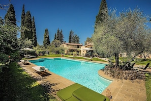 Property's oversized Private Swimming pool (heated)