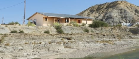 Terlingua Creek Porch House from Creek