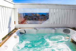 Hot tub window