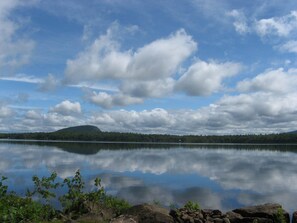View across the pond