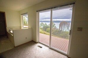 Enjoy beautiful Hood Canal from master suite bedroom.