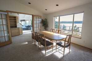 Dining room with Hood Canal view.