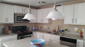 Newly remodeled kitchen area