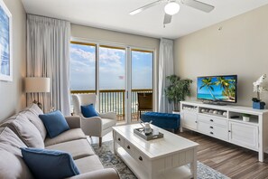 Living room and balcony