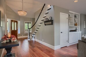 Front door and entry to Mountain Manor (MM)