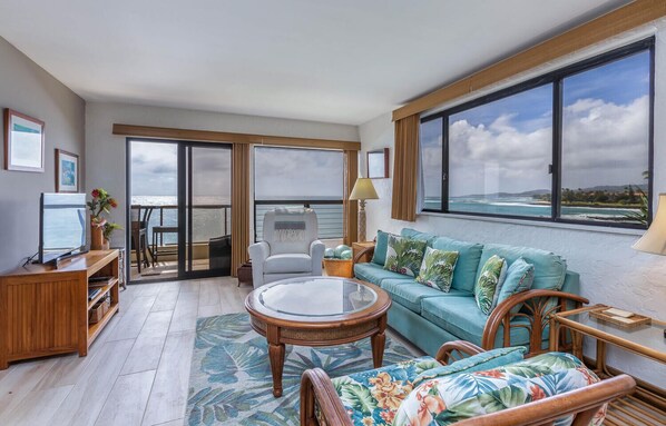 Living Room with Amazing Ocean Views