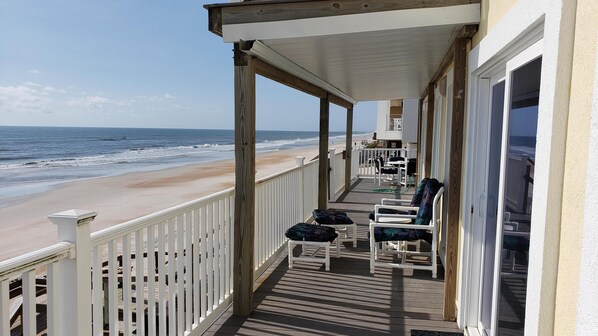 The beach goes on for miles - very secluded mostly pelicans and turtles