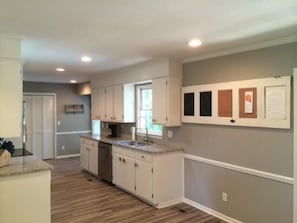 kitchen and breakfast nook