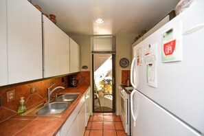 Fully equipped galley kitchen