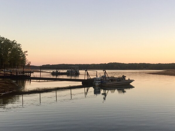 View from the dock