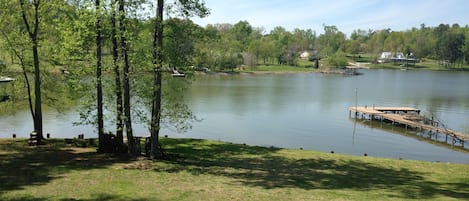 Spring view of lake