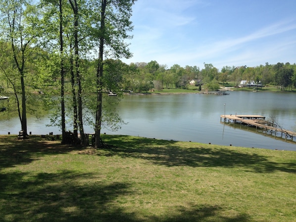 Spring view of lake