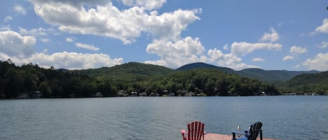 View from the dock of Unicoi Gap to Dicks Creek Gap section of Appalachian Trail