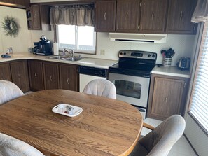 Inside kitchen 
