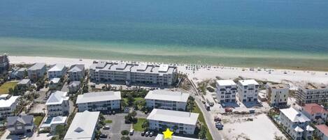 Aerial View of Beachside Villas - Quiet complex, conveniently located
