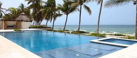 Our infinity edge pool