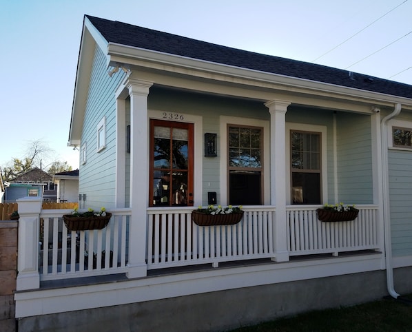 Entrance and porch