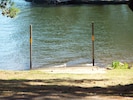 Private Boat Ramp into deep water on property.